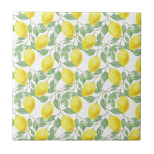 Lemon Pattern Ceramic Tile