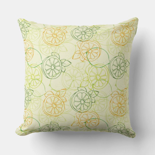 Lemon Pattern Cushion (Front)