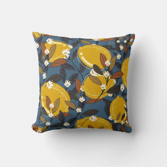 Lemon pattern cushion (Front)