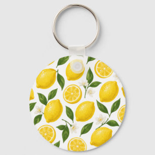 Lemon pattern design  key ring