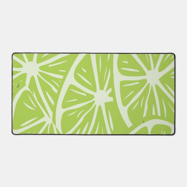 Lemon pattern desk mat (Front)