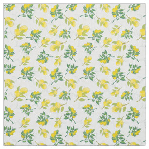 lemon pattern fabric