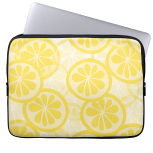 Lemon pattern laptop sleeve
