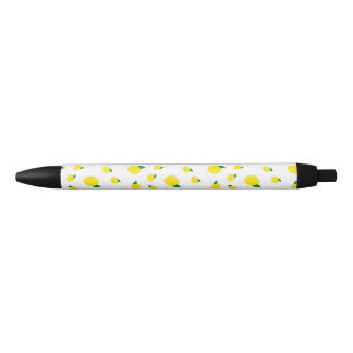 Lemon Pattern Printed Black Ink Pen