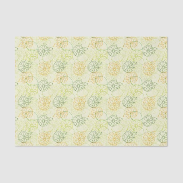 Lemon Pattern Tissue Paper (Front)
