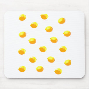 lemon pattern version 1 mouse pad