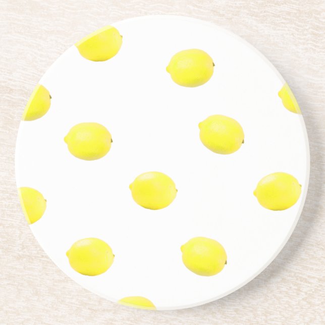 lemon pattern version 2 coaster (Front)
