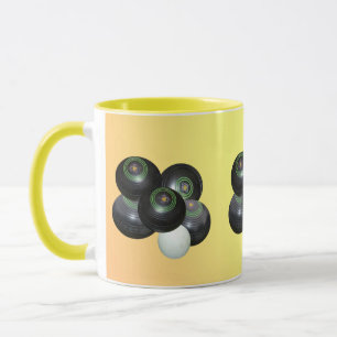 Lemon Peach Lawn Bowls, Coffee Mug