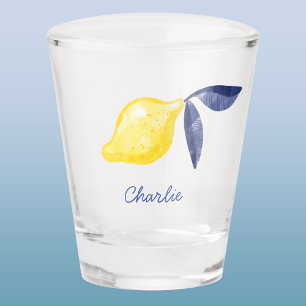 Lemon Personalised Custom Name Shot Glass