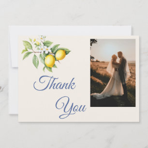 Lemon Photo Thank You Card
