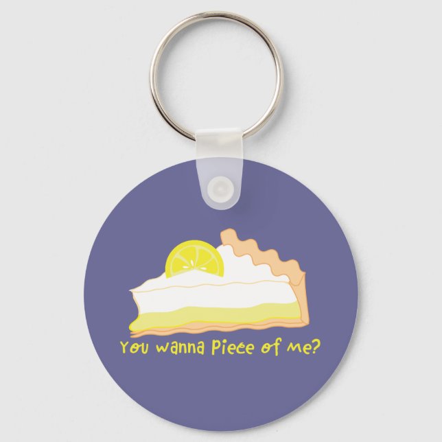 lemon pie key chain (Front)