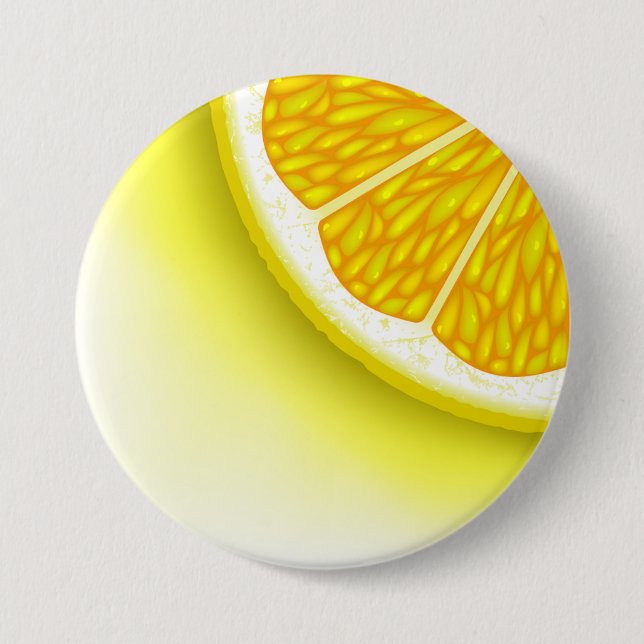 Lemon Pieces 7.5 Cm Round Badge (Front)
