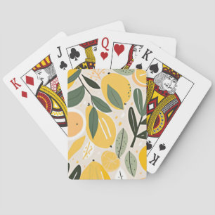 Lemon Playing Cards