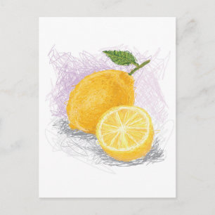 lemon postcard
