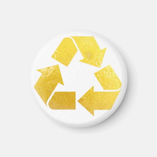 Lemon Recycle Magnet (Front)