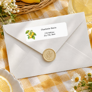Lemon return address label