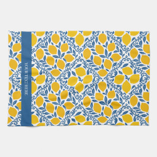 Lemon Rustic Farmhouse French Country Tea Towel