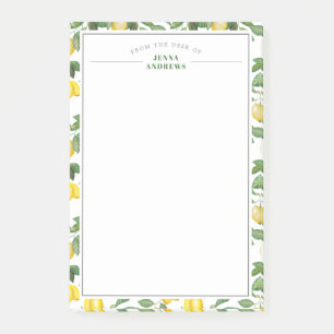 Lemon Season   Correspondence Style Post-it Notes