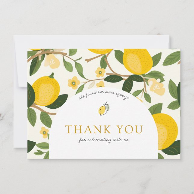 Lemon She Found Her Main Squeeze Bridal Shower (Front)