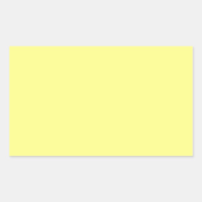 Lemon Sherbet Rectangular Sticker (Front)