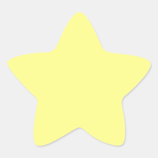 Lemon Sherbet Star Sticker (Front)