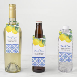 Lemon Shower Bottle Tag