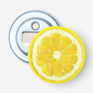 Lemon Slice Geometric Design Fruit Bottle Opener