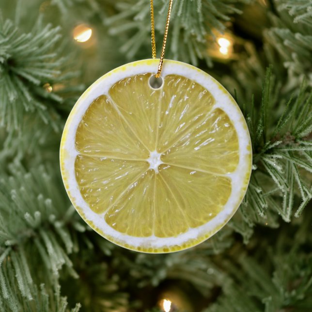 Lemon slice hanging ornament (Tree)