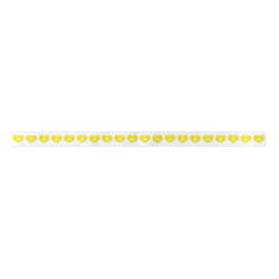 Lemon Slice Hearts Satin Ribbon