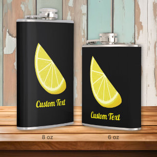 Lemon Slice Hip Flask