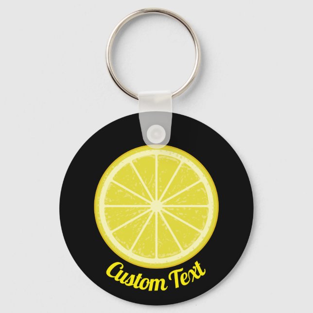 Lemon Slice Keychain (Front)