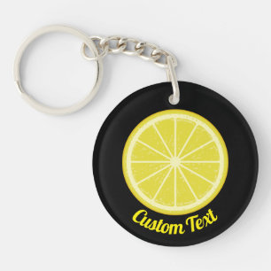 Lemon Slice Keychain