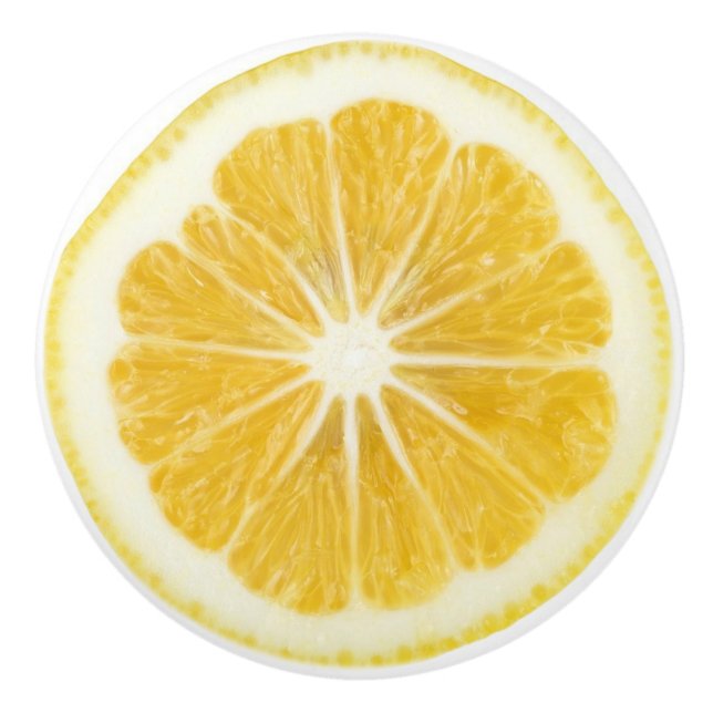 Lemon Slice Kitchen Cabinet Knob (Front)