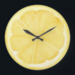 Lemon Slice Large Clock<br><div class="desc">Lemon Slice Large Clock</div>