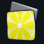 Lemon Slice Neoprene Electronics Bag<br><div class="desc">An electronics bag featuring an oversize illustration of a lemon slice.</div>