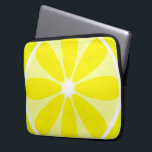 Lemon Slice Neoprene Electronics Bag<br><div class="desc">An electronics bag featuring an oversize illustration of a lemon slice.</div>