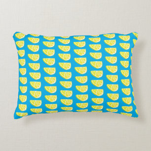 Lemon Slice Pattern  Decorative Cushion