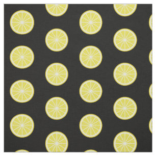 Lemon Slice Pattern Fabric
