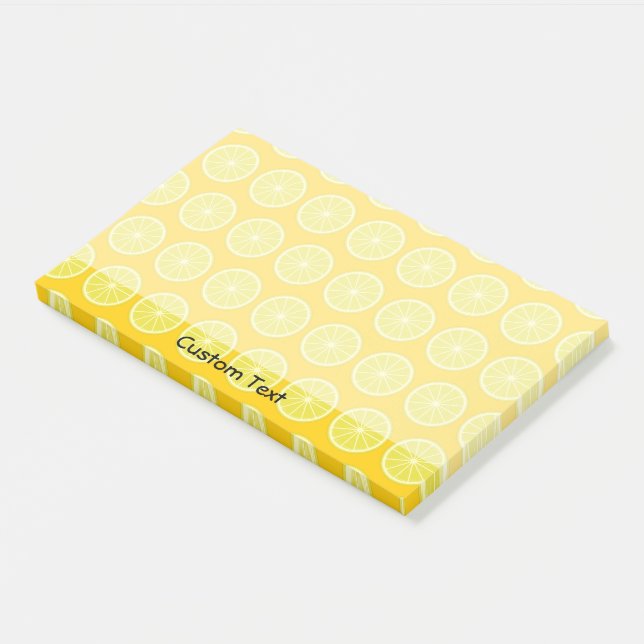 Lemon Slice Post-it Notes (Angled)