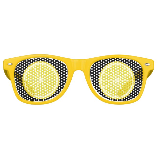 Lemon Slice Retro Sunglasses (Front)