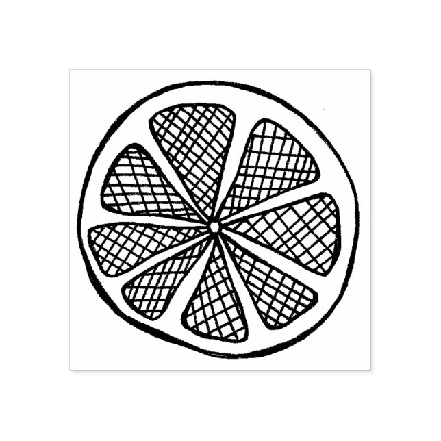Lemon Slice Stamp (Imprint)