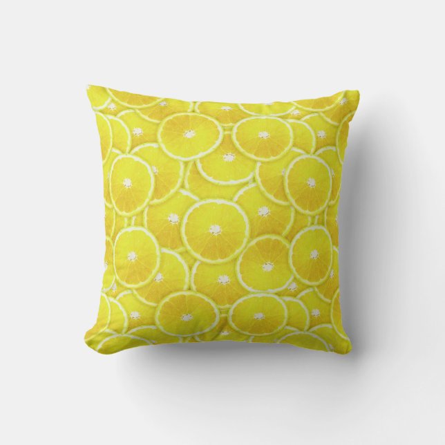 Lemon slices cushion (Front)