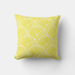 Lemon slices cushion
