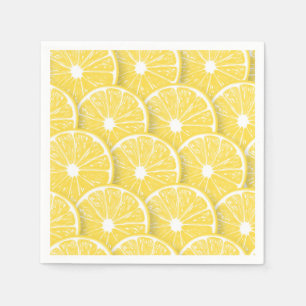 Lemon slices napkin