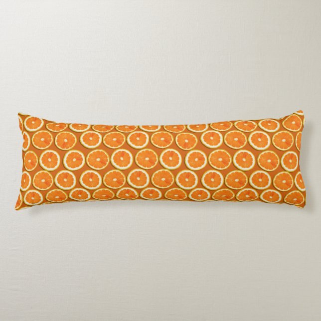 Lemon Slices Pattern Body Cushion (Front)