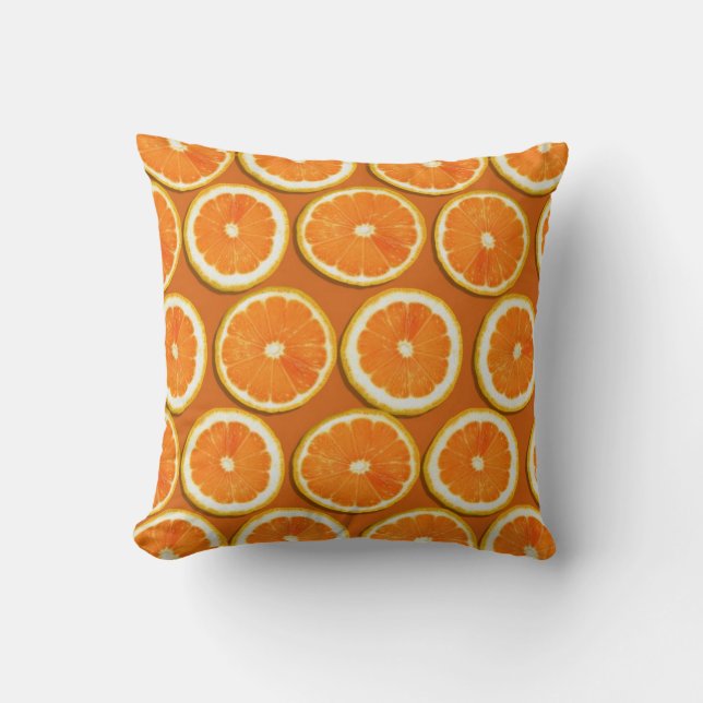 Lemon Slices Pattern Cushion (Front)