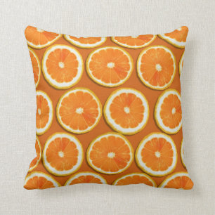 Lemon Slices Pattern Cushion