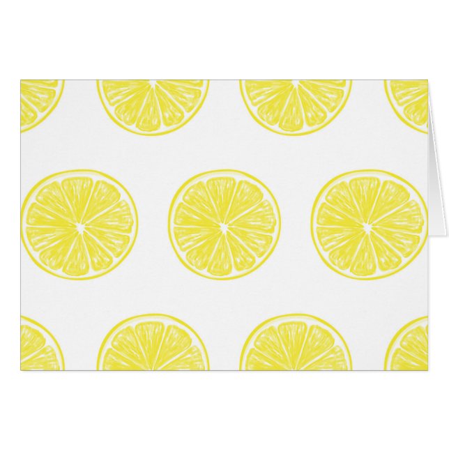 Lemon slices pattern design (Front Horizontal)