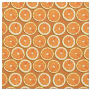 Lemon Slices Pattern Fabric