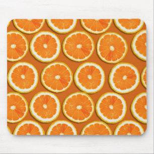 Lemon Slices Pattern Mouse Pad
